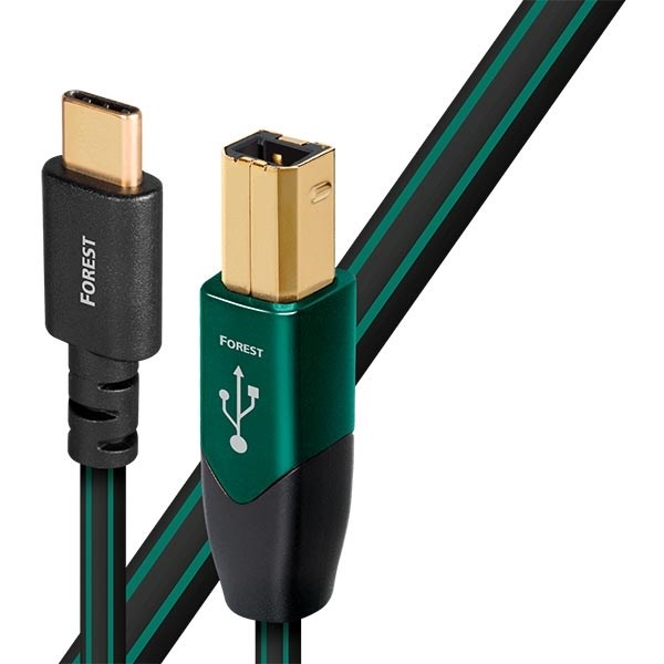 Läs mer om AudioQuest Forest USB-B to USB-C USB-kabel