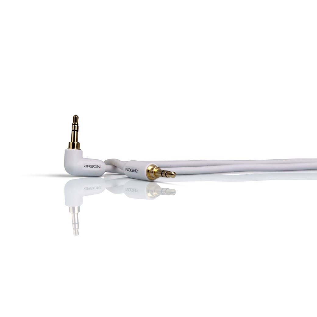 Argon Audio White Edition MJ2 Mini-jack-kabel