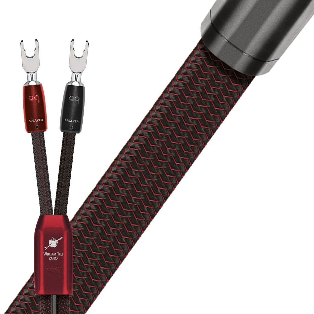 AudioQuest William Tell ZERO (Spade) Luidsprekerkabel
